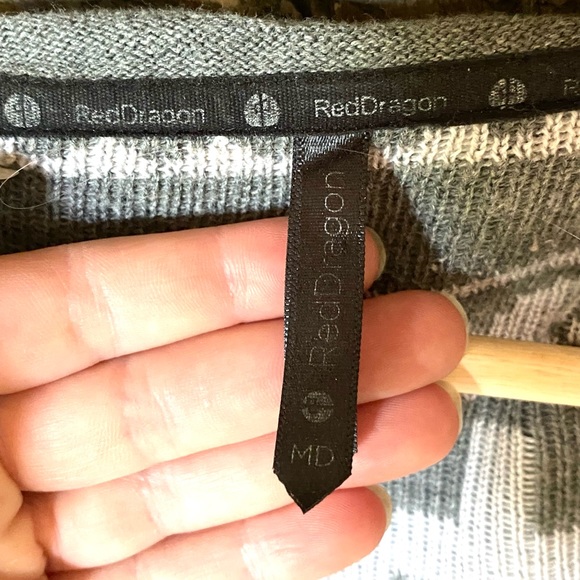 Red Dragon zip up sweater - Picture 2 of 2